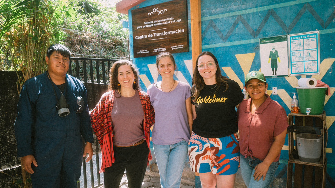 Das Team von Mosan mit Tanja von Goldeimer