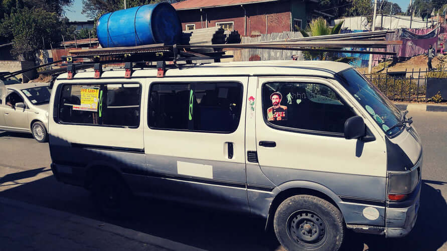 Bus in Addis Abeba