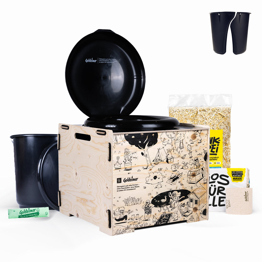 »Cube Plus« Trenntoilette - Starterset