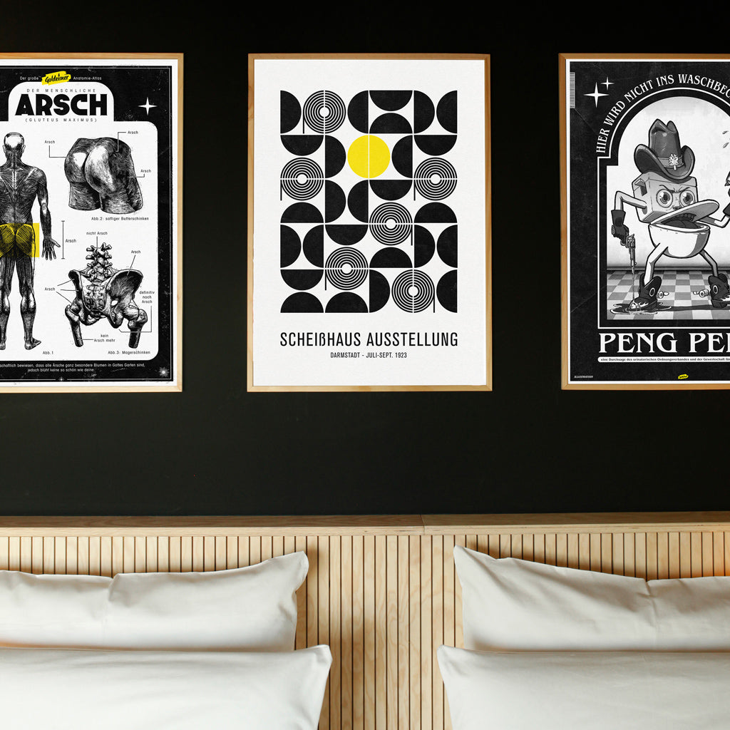 »Scheißhaus-Ausstellung« Poster