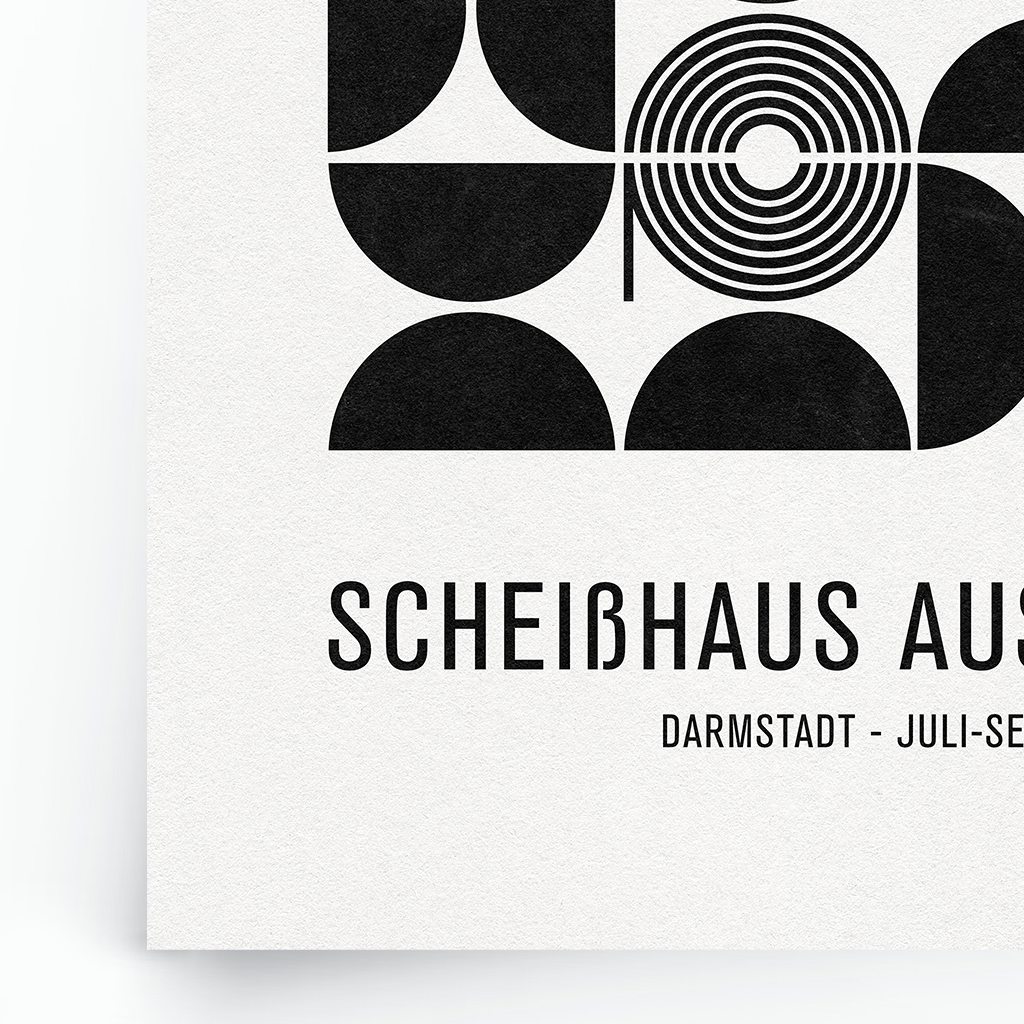 »Scheißhaus-Ausstellung« Poster