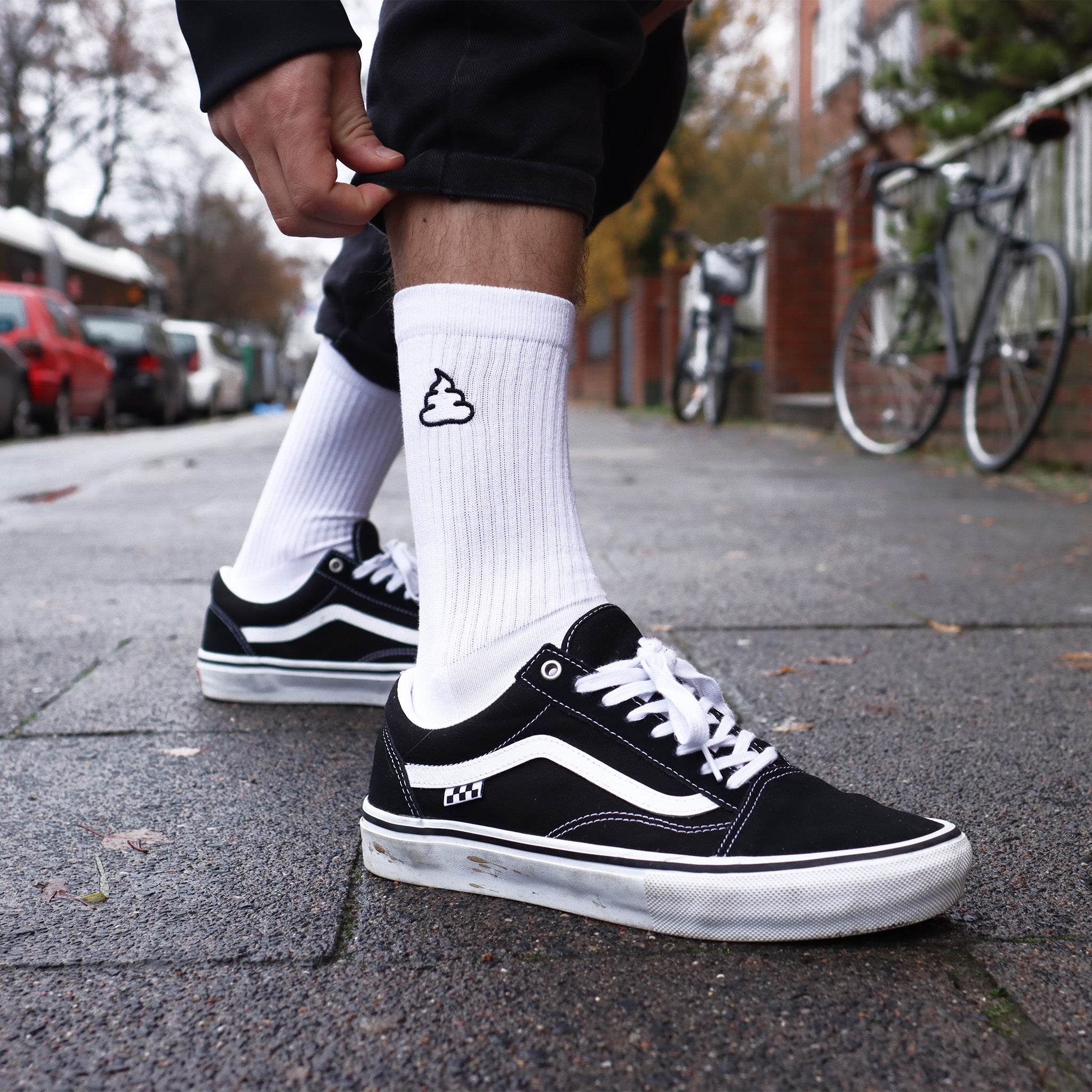 Socken Klorolle & Kacki