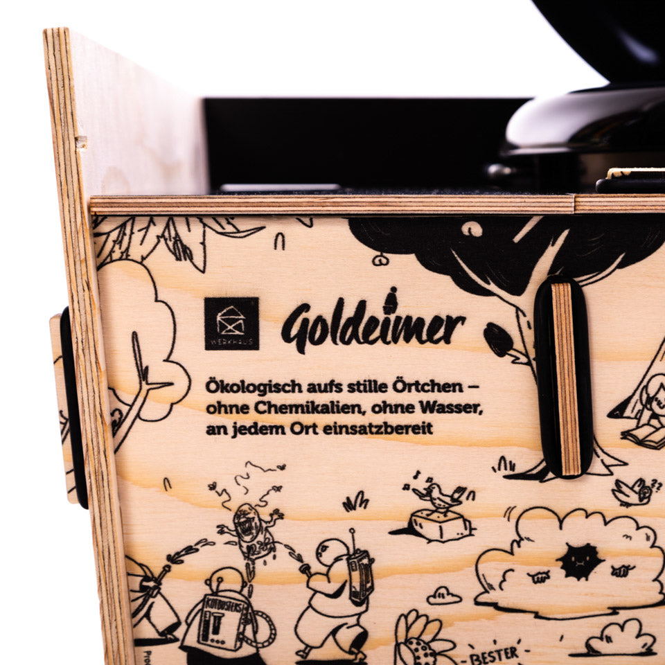 Goldeimer Trockentrenntoilette Premium #zubehör_starterset