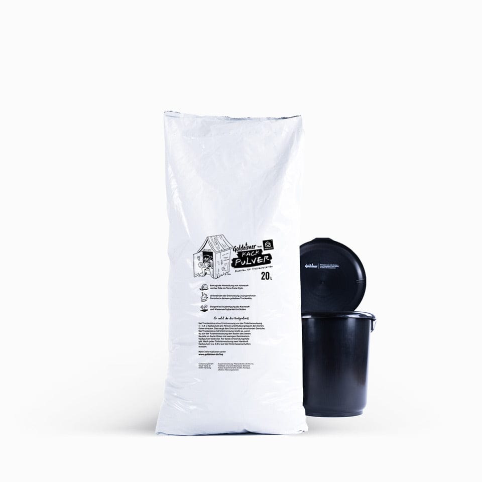 Goldeimer Klos & Co. »Kackpulver« Einstreu für Trockenklo #größe_20 liter