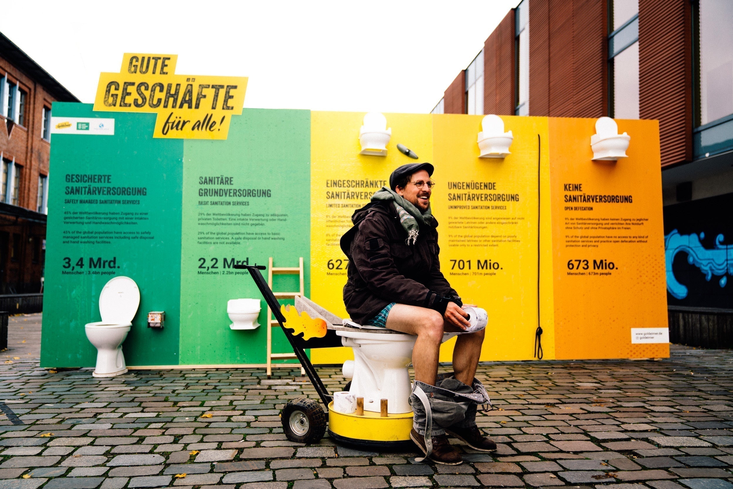 Gegen das Tabu: Lärm fürs stille Örtchen