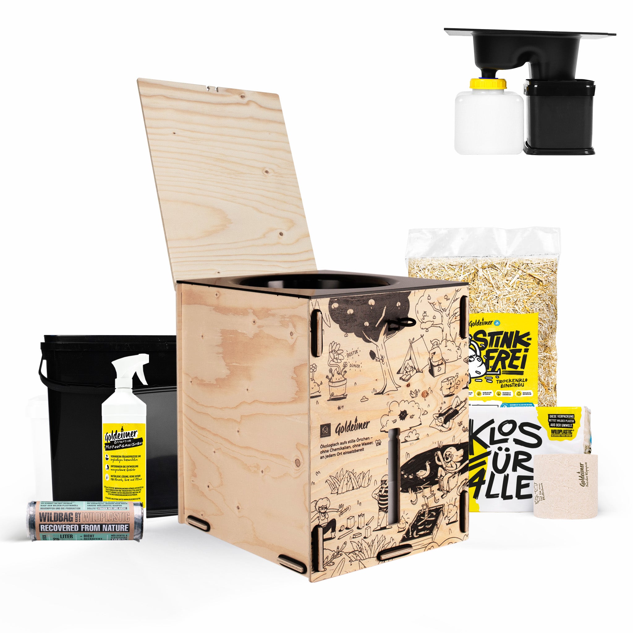 »Camper Maxi« Trenntoilette - Starterset