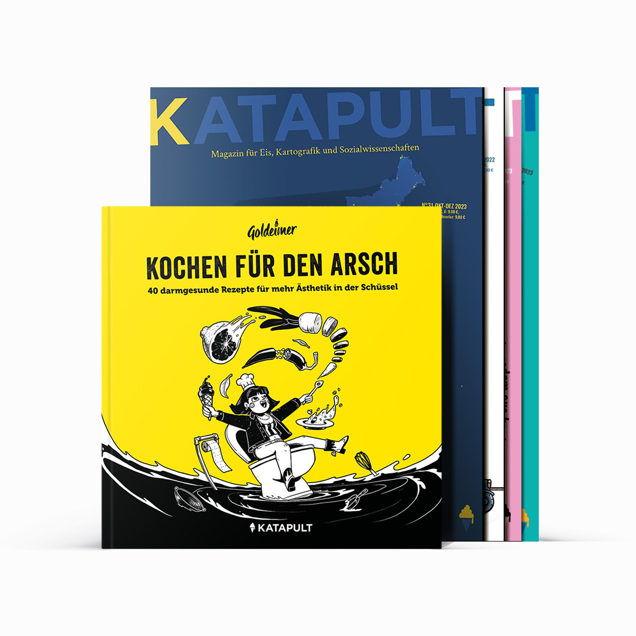 Limitiertes Geschenk-Set »Kochbuch & Katapult Abo«