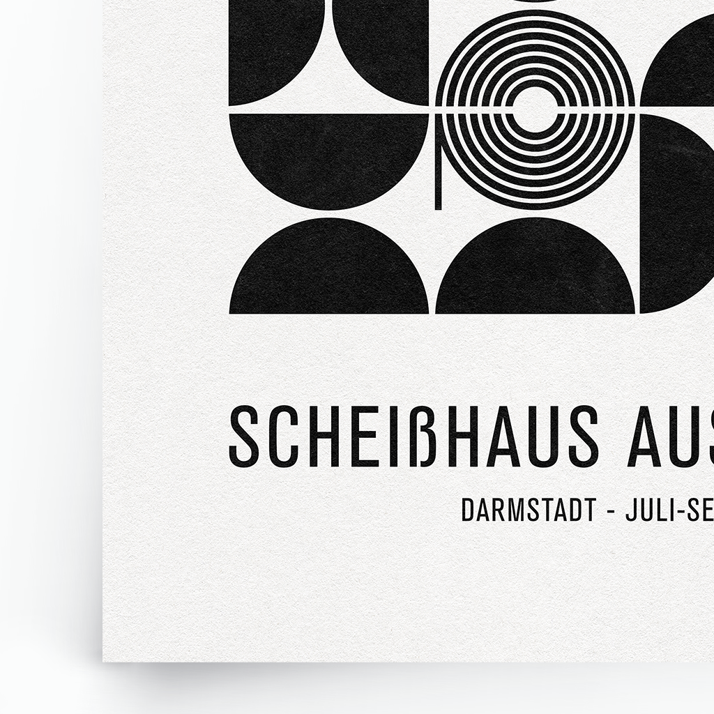 Poster »Scheißhaus-Ausstellung«