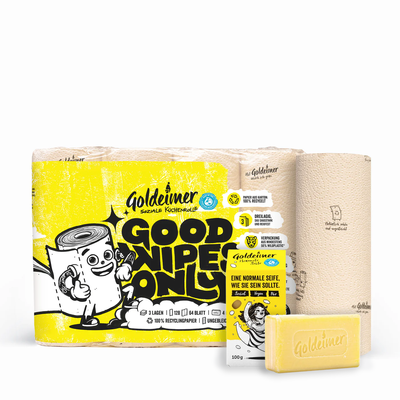 Probierset Seife und Küchenrolle