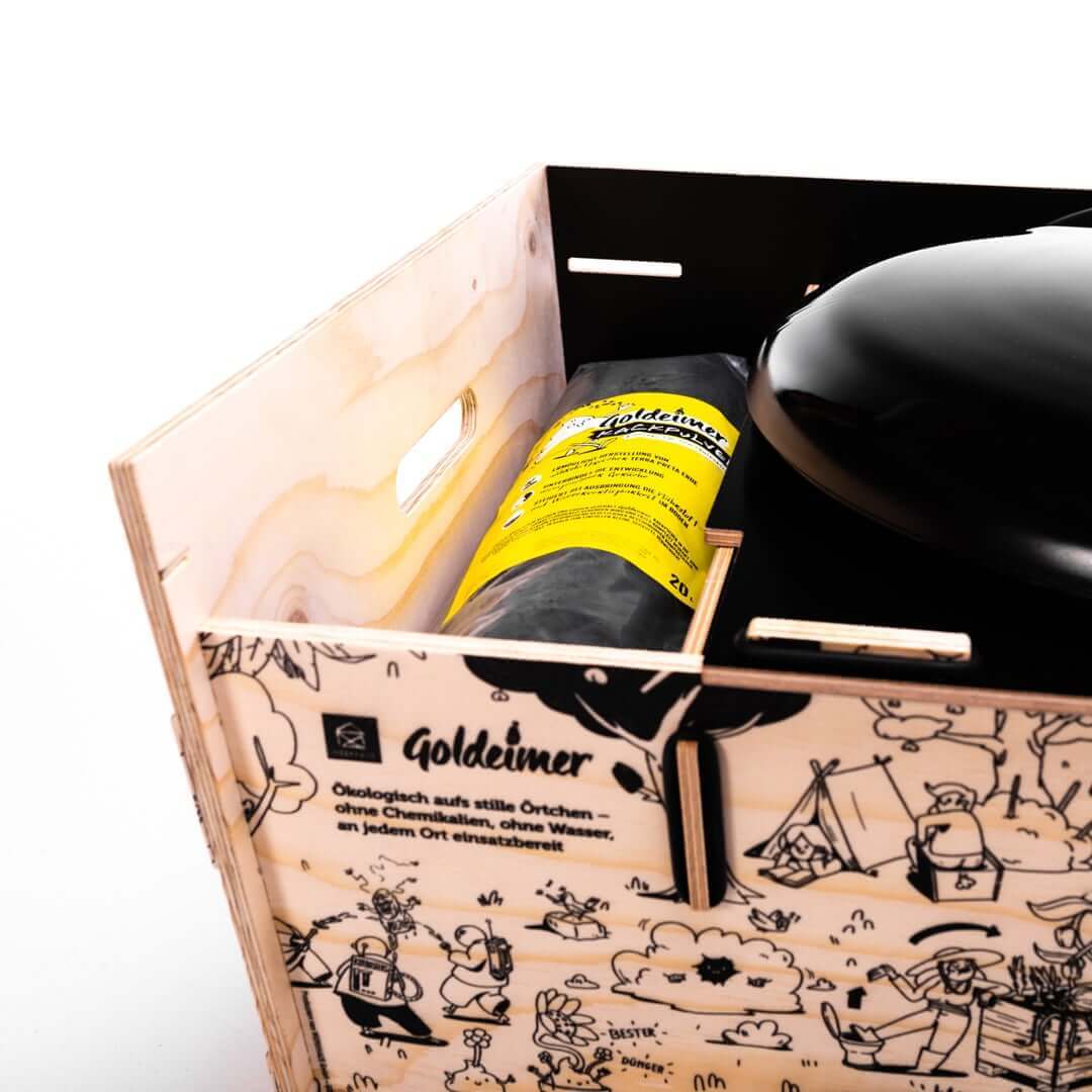 Goldeimer Trockentoilette Premium #zubehoer_grundausstattung