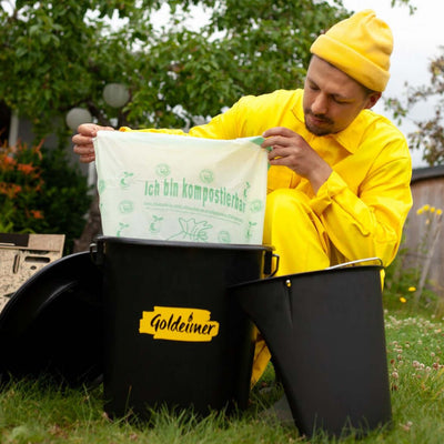Goldeimer Kompostieren Kompostierbare Beutel »Schietbüddel« (10 Stk.)